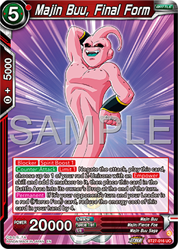 BT27-016 - Majin Buu, Final Form - Uncommon