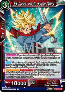 BT27-018 - SS Trunks, Innate Saiyan Power - Common