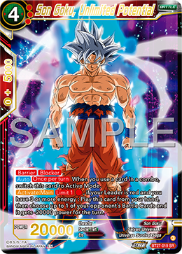 BT27-019 - Son Goku, Unlimited Potential - Super Rare