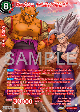 BT27-022 - Son Gohan, Unlimited Potential - Special Rare