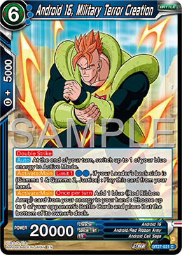 BT27-031 - Android 16, Military Terror Creation - Common
