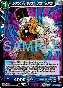 BT27-033 - Android 20, Military Terror Creation - Common