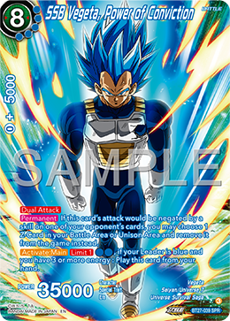 BT27-039 - SSB Vegeta, Power of Conviction - Special Rare