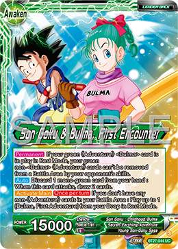 BT27-044 - Son Goku & Bulma, First Encounter - Leader - Uncommon