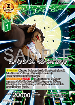 BT27-046 - Great Ape Son Goku, Hidden Power Rampage - Common