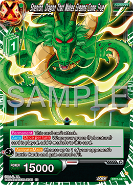 BT27-047 - Shenron, Dragon That Makes Dreams Come True - Common