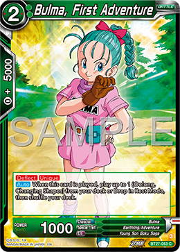 BT27-053 - Bulma, First Adventure - Common