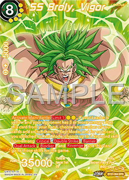 BT27-084 - SS Broly, Vigor - Special Rare