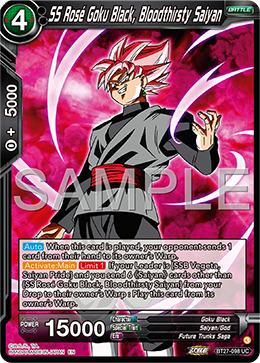 BT27-098 - SS Rosé Goku Black, Bloodthirsty Saiyan - Uncommon