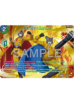 BT27-124 - Justice Impact - Special Zenkai Rare