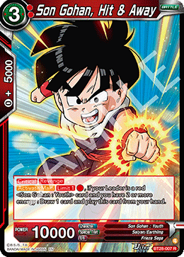BT28-007 - Son Gohan, Hit & Away - Rare