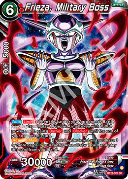 BT28-020 - Frieza, Military Boss - Super Rare