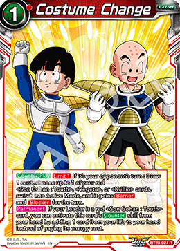 BT28-024 - Costume Change - Rare
