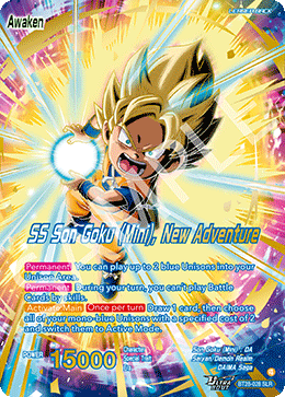 BT28-028 - SS Son Goku (Mini), New Adventure - Special Leader Rare