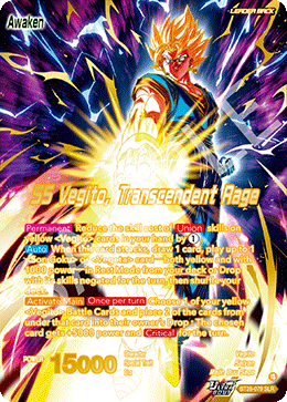 BT28-079 - SS Vegito, Transcendent Rage - Special Leader Rare