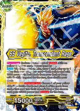 BT28-079 - SS Vegito, Transcendent Rage - Leader - Uncommon