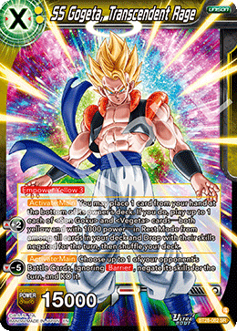 BT28-082 - SS Gogeta, Transcendent Rage - Super Rare
