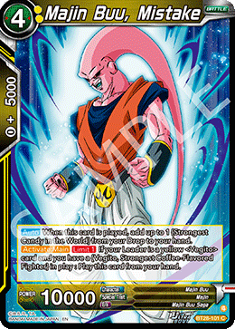 BT28-101 - Majin Buu, Mistake - Common