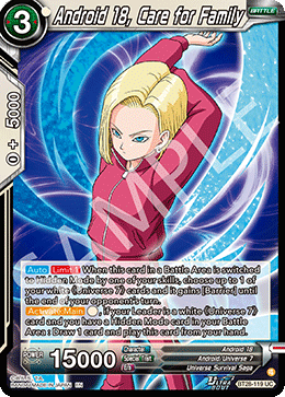 BT28-119 - Android 18, Care for Family - Uncommon