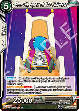 BT28-125 - Zen-Oh, Apex of the Universe - Common