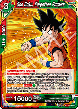 BT28-141 - Son Goku, Forgotten Promise - Common