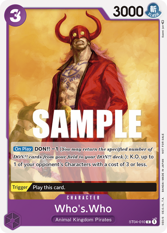 ST04-010 - Who's.Who - Common ALT ART