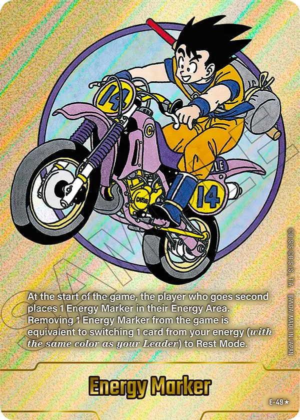 ドラゴンボール MANGA BOOSTER 01 エナジーマーカー E-49 Energy Marker (Alt Art) E-49 Manga Booster 01 - Dragon Ball