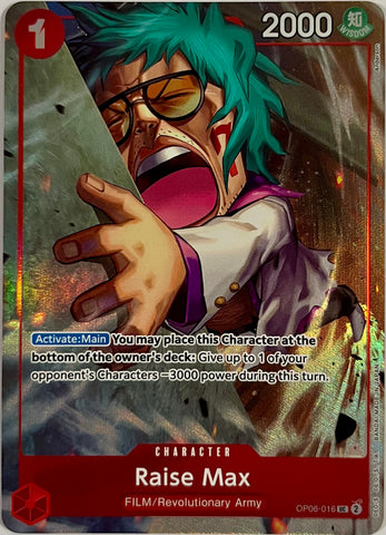 OP06-016 - Raise Max - Uncommon ALT ART