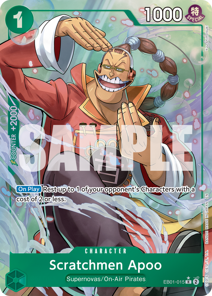 EB01-015 - Scratchmen Apoo - Rare Alt Art – Collectors Company