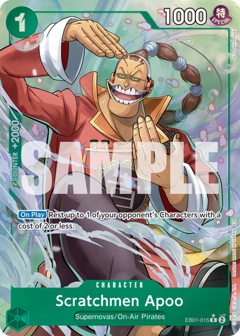 EB01-015 - Scratchmen Apoo - Rare Alt Art