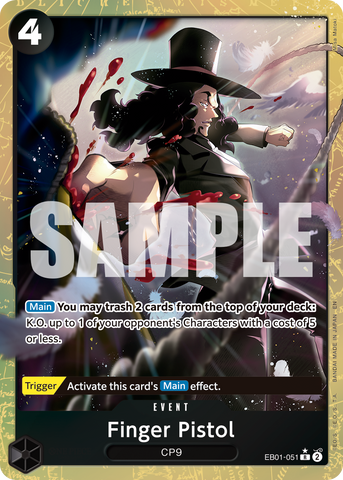 EB01-051 - Finger Pistol - Rare Alt Art