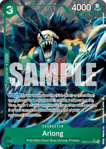 EB02-011 - Arlong - Super Rare ALT ART
