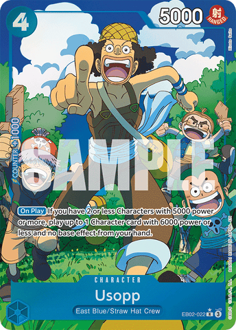 EB02-022 - Usopp - Rare ALT ART