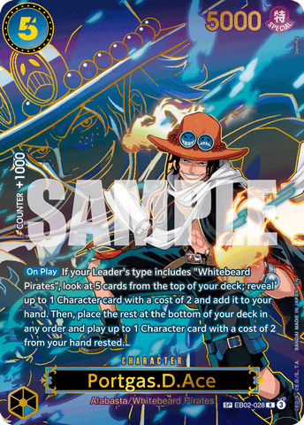 EB02-028 - Portgas.D.Ace - Special Card