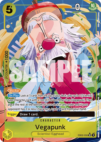 EB02-056 - Vegapunk - Super Rare ALT ART