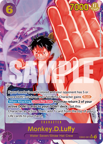 EB02-061 - Monkey.D.Luffy - Secret Rare ALT ART