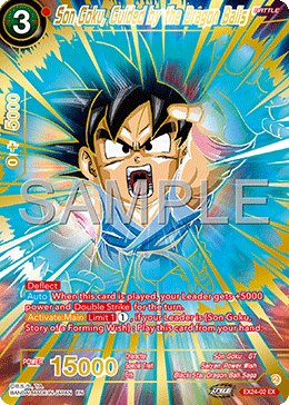 EX24-02 - Son Goku, Guided by the Dragon Balls - Expansion Rare GOLD STAMPED