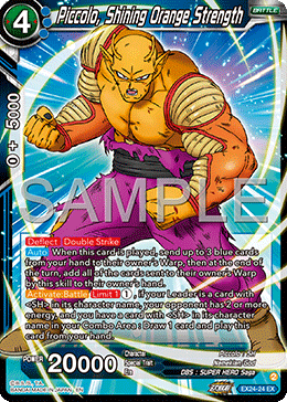 EX24-24 - Piccolo, Shining Orange Strength - Expansion Rare