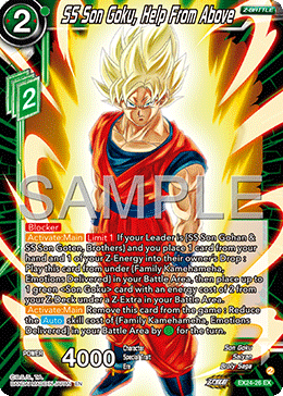 EX24-26 - SS Son Goku, Help From Above - Expansion Rare