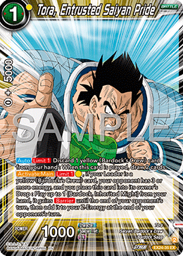 EX24-35 - Tora, Entrusted Saiyan Pride - Expansion Rare