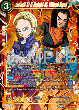 EX25-04 - Android 17 & Android 18, Without Equal - Expansion Rare