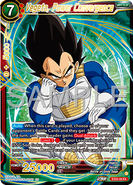 EX25-06 - Vegeta, Power Convergence - Expansion Rare