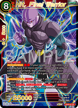 EX25-07 - Hit, Final Warrior - Expansion Rare