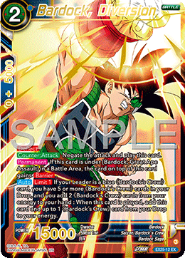 EX25-12 - Bardock, Diversion - Expansion Rare