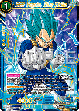 EX25-15 - SSB Vegeta, Blue Strike - Expansion Rare