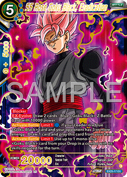 EX25-17 - SS Rosé Goku Black, Eradication - Expansion Rare