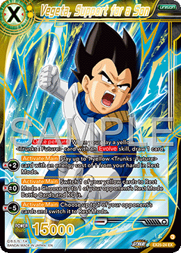 EX25-24 - Vegeta, Support for a Son - Expansion Rare