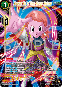 EX25-30 - Supreme Kai of Time, Energy Release - Expansion Rare