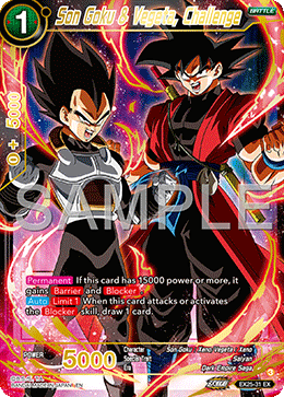 EX25-31 - Son Goku & Vegeta, Challenge - Expansion Rare