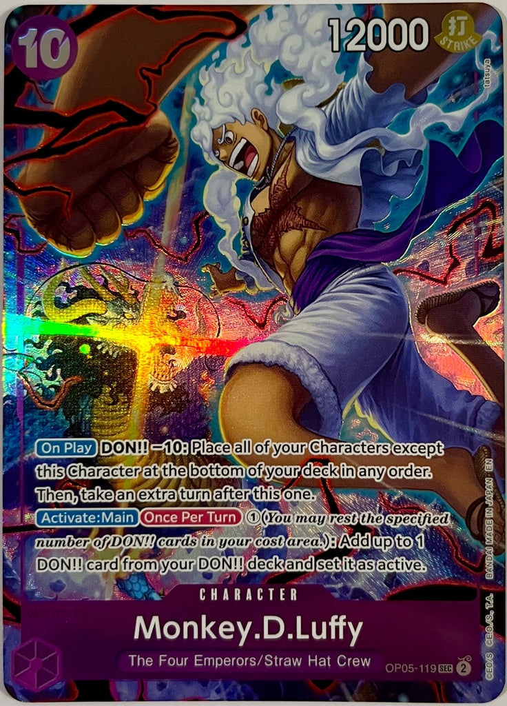 OP05-119 - Monkey.D.Luffy - Secret Rare ALT ART Collectors Company OP05-119 - Monkey.D.Luffy - Secret Rare ALT ART Collectors Company